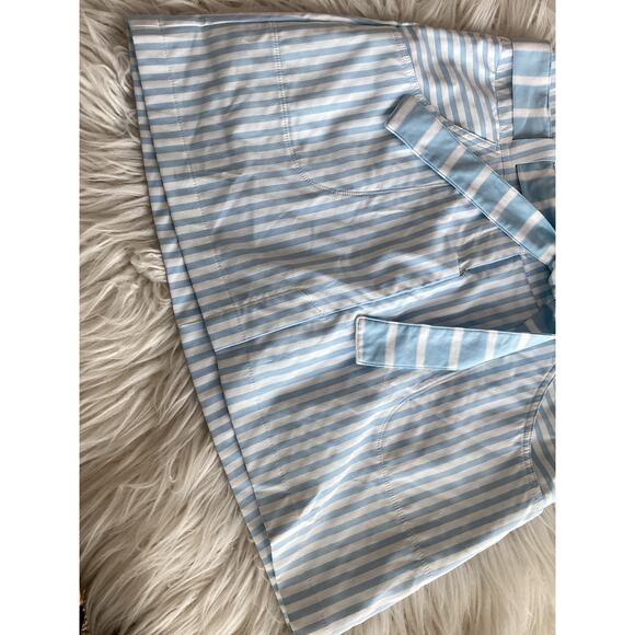 Nike Women's Golf Tour Performance Striped Skort 2 Piece White Blue Size 6 - Picture 3 of 10